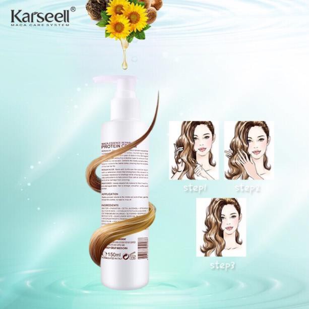 SIÊU RẺ KEM XẢ KHÔ PROTEIN KARSEELL 150ML-PHỤC HỒI HƯ TỔN -MÙI NƯỚC HOA | BigBuy360 - bigbuy360.vn