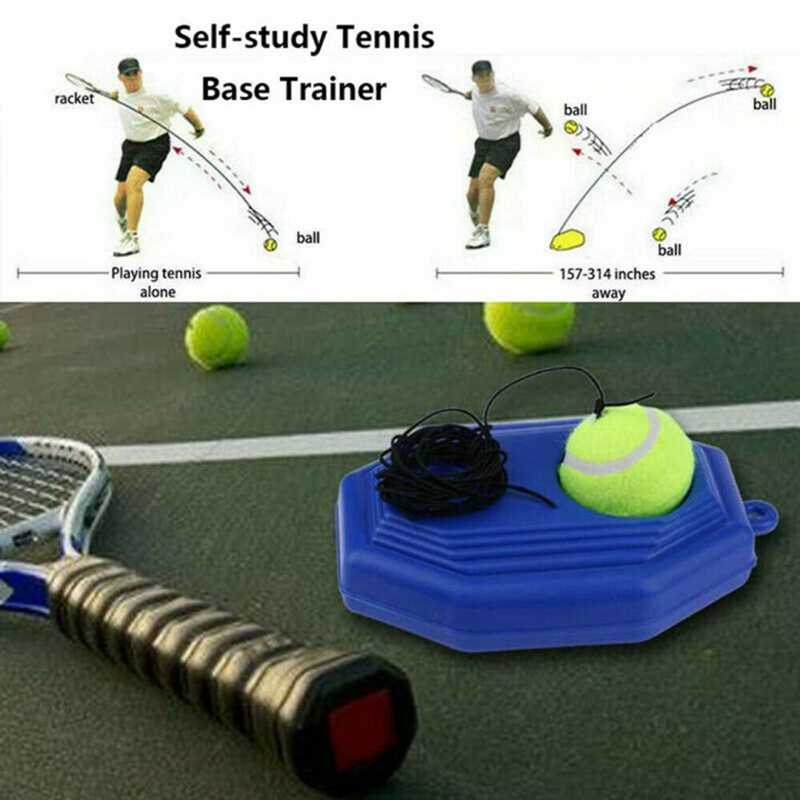 Bộ Dụng Cụ Tập Tennis Có Đế Plus Dây Thừng