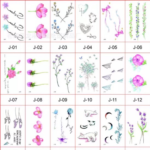 Hình xăm dán mini