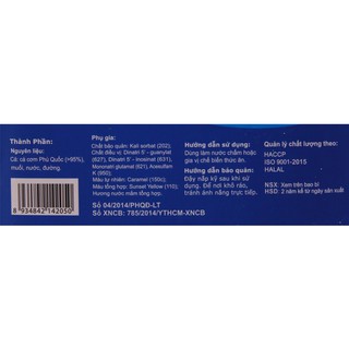 Nước Mắm Liên Thành 20 độ đạm 4l