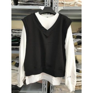 Áo gile trơn nam nữ unisex