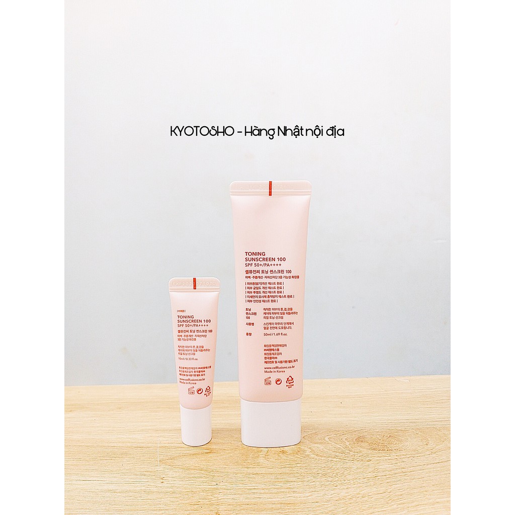 Kem chống nắng Cell Fusion C Toning Sunscreen 100