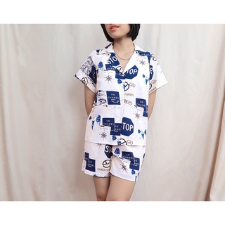 Bộ đồ ngủ pijama lụa 100d mềm mịn mát