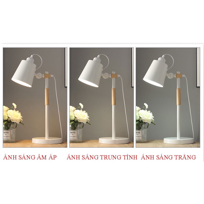 Đèn Bàn Chống Cận, Đèn bàn học ☀️Chống cận☀️ FDB01 kiểu dáng sang trọng, chống lóa mắt, tiết kiệm điện + Bóng đèn