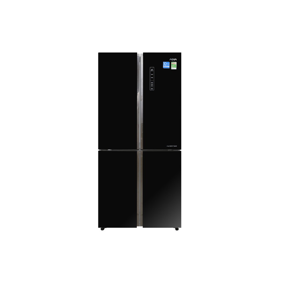 Tủ lạnh Aqua AQR-IG525AM GB 516 lít màu đen mặt gương(LH trực tiếp Shop giao hàng miễn phí tại Hà Nội)
