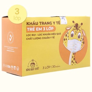 Khẩu trang y tế trẻ em Tanita 1 hộp 50 cái màu trắng