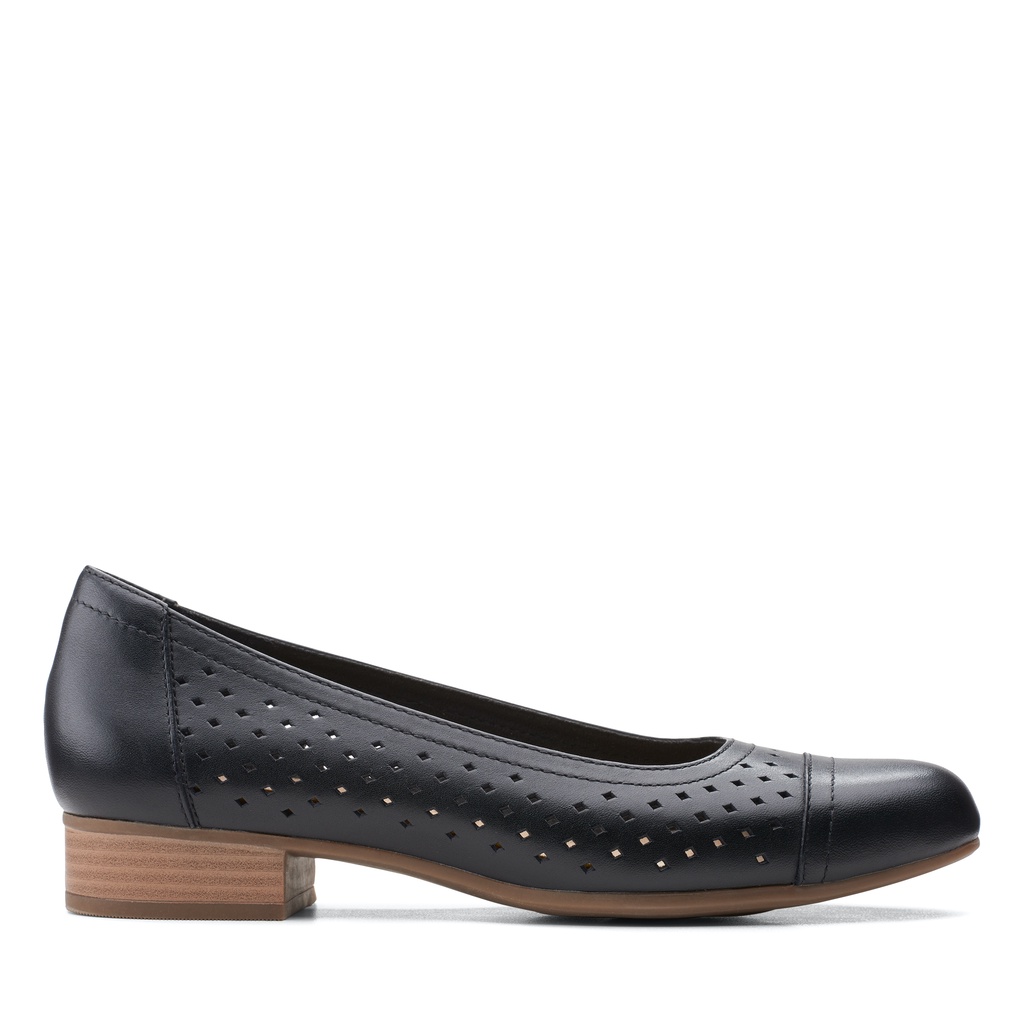 Giày Cao Gót Nữ CLARKS Juliet Cedar màu đen