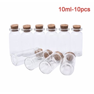 Lọ thủy tinh mini nút bần 10ml - 12ml - 20ml - loại đặc biệt, chất lượng