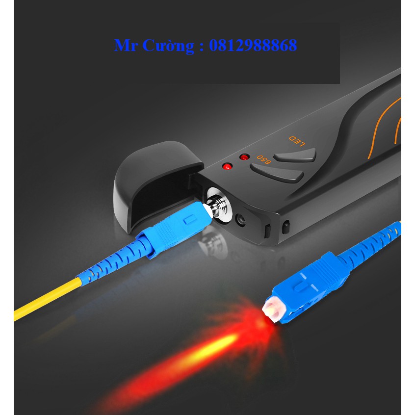 Bút Soi Quang Nhựa Tích Hợp Pin Sạc Cáp Quang Ftth 30km