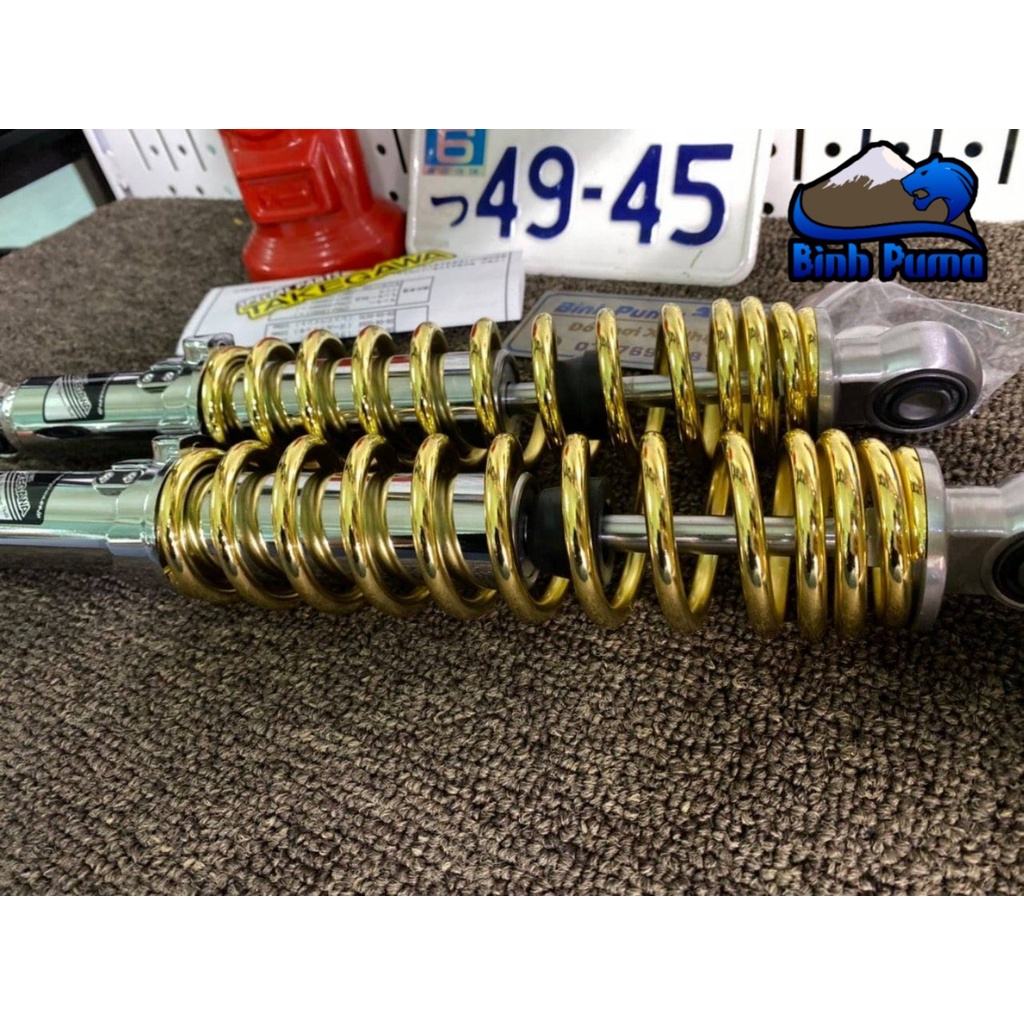 Phuộc TAKEGAWA Size 330 Màu Vàng Xi Gold