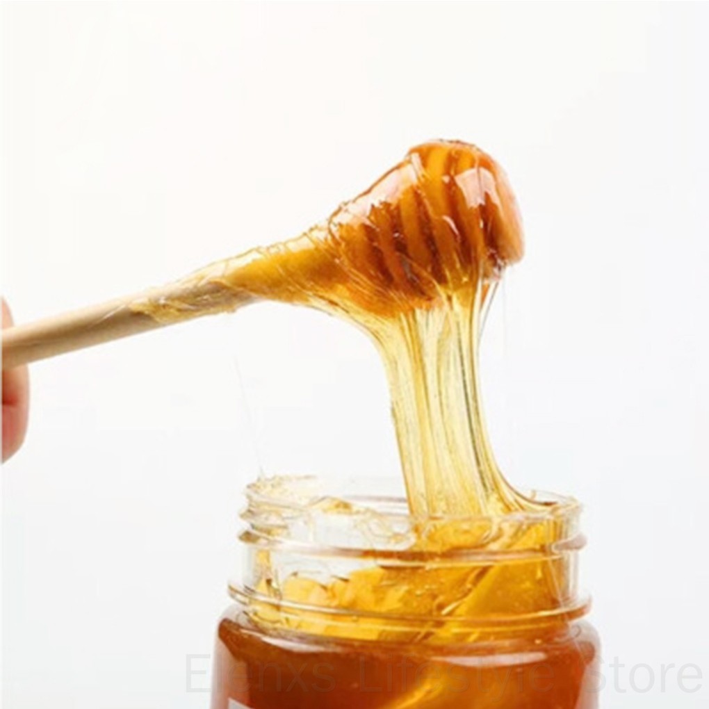 Muỗng khuấy mật ong bằng gỗ có tay cầm tiện dụng
