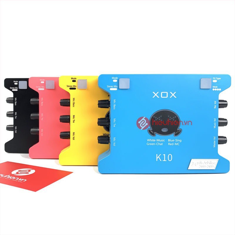 Sound Card K10 2020 Hàng Loại 1 . Phiên Bản Kỷ Niệm 10 Năm , Chất Âm Cực Hay , Có Thể Dùng Thu Âm , Hát Livestream