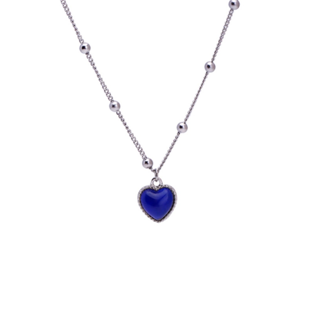 Vòng cổ Mặt Hình Trái Tim Thay Đổi Màu Sắc Theo Nhiệt Độ Đơn Giản Thời Trang Cho Nữ