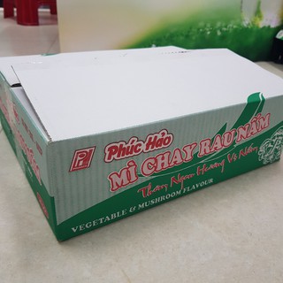 THÙNG 30 GÓI MÌ PHÚC HẢO CHAY VỊ Rau Nấm