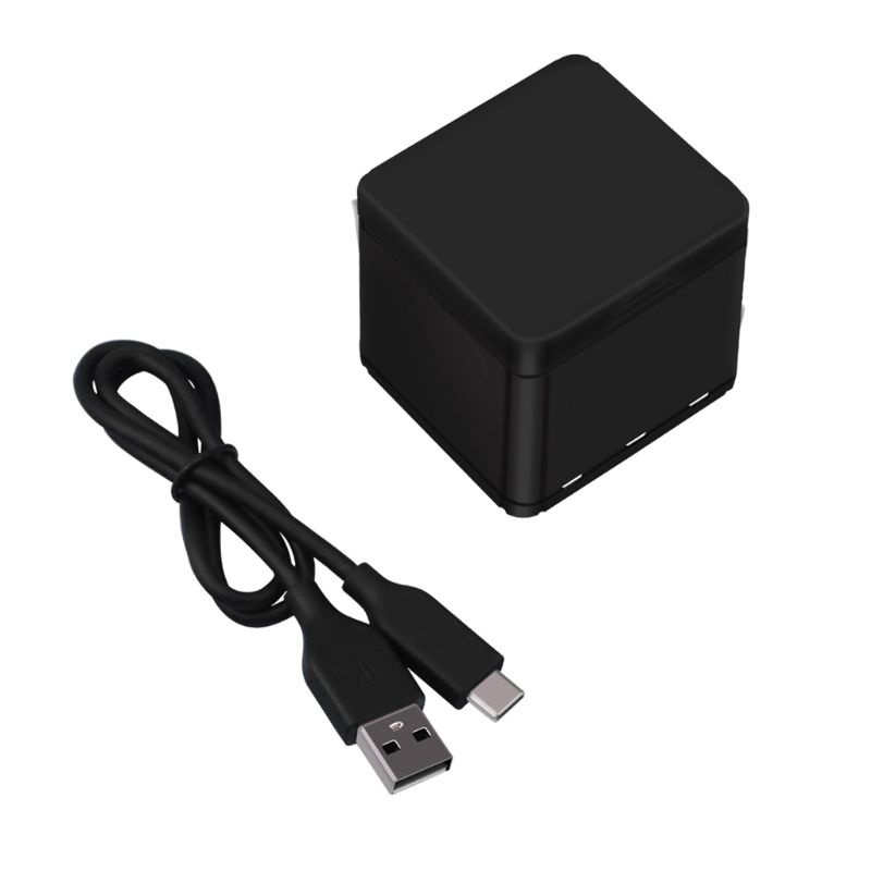 Hộp Sạc Nhanh Thông Minh 3 Pin Qc 3.0 Kèm Dây Cáp Dữ Liệu Cho Máy Ảnh Thể Thao Osmo | BigBuy360 - bigbuy360.vn