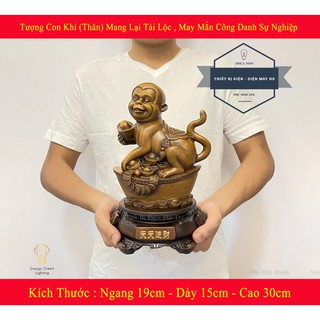 Tượng con khỉ - biểu tượng cho sự thông minh, lanh lợi và tài trí - thuận lợi cho con đường học vấn và sự nghiệp