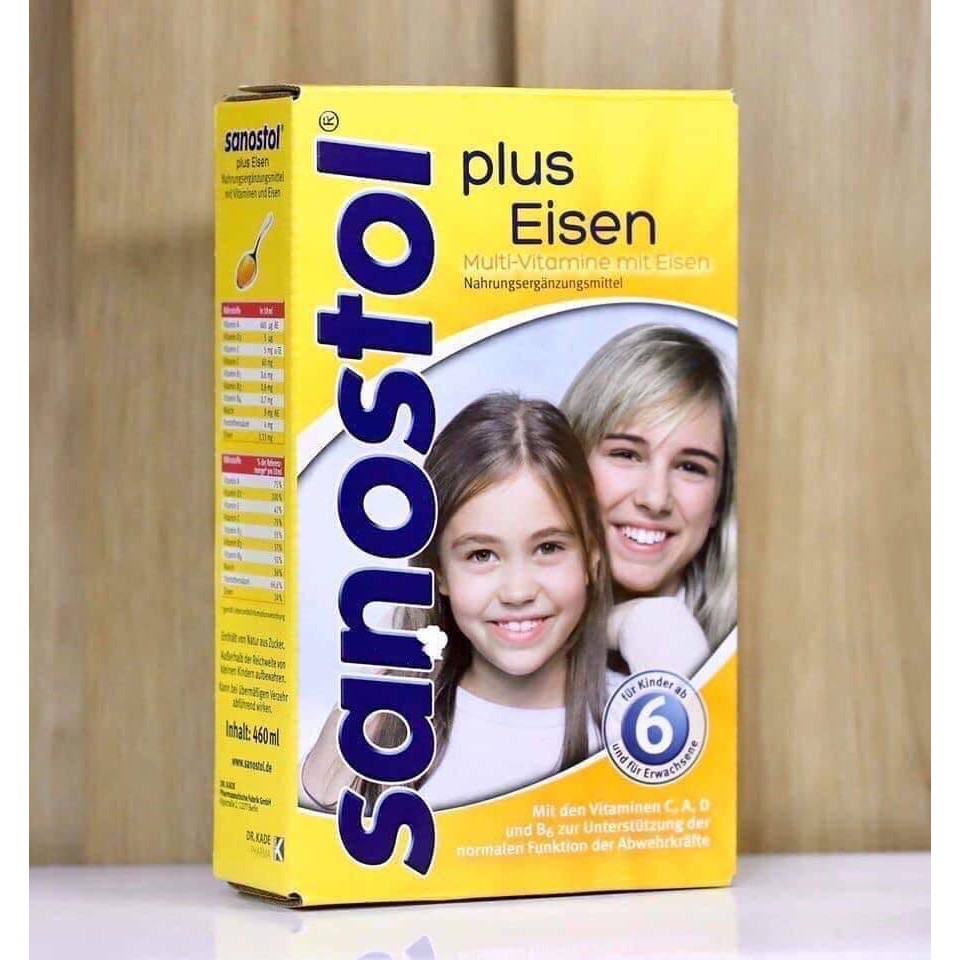 Sanostol V.T.M tổng hợp hàng Đức số 1,3,6 dành cho bé từ 1 tuổi | Thế Giới Skin Care