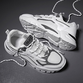 Giày sneaker nam đế cao su non, giày nam trend 2021 - tăng chiều cao tự nhiên