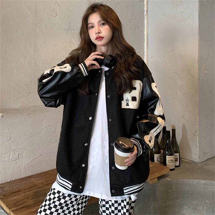 Áo Varsity Jacket da B unisex