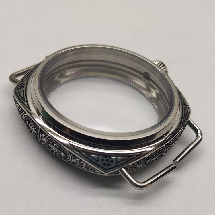 Vỏ đồng hồ bằng thép không gỉ 316L 45mm dành cho máy đồng hồ ETA 6497/6498