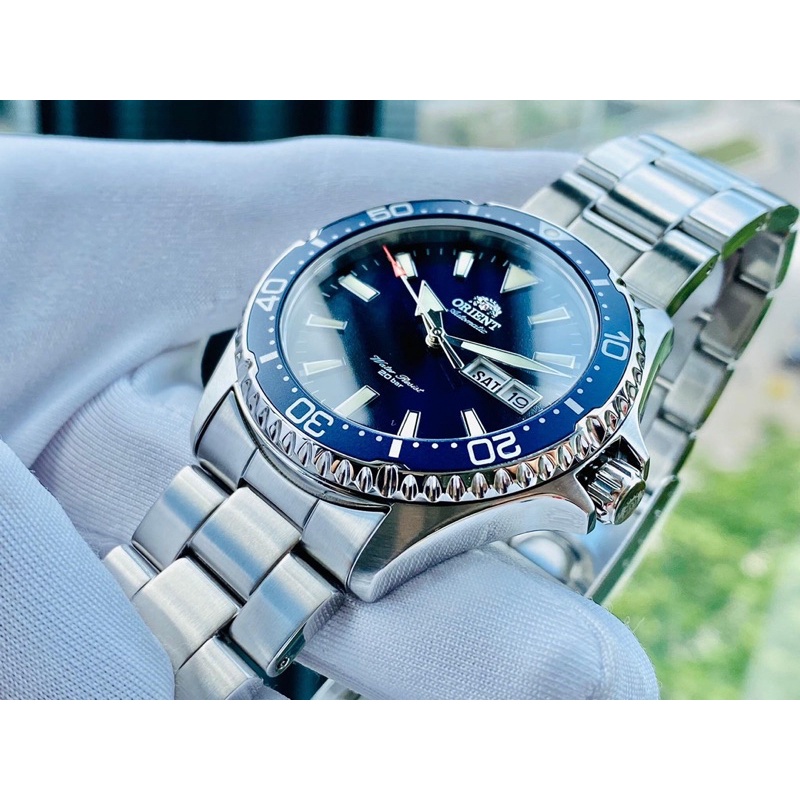 ĐỒNG HỒ NAM CHÍNH HÃNG Orient RA-AA0002L19B Mako 3 Blue Automatic
