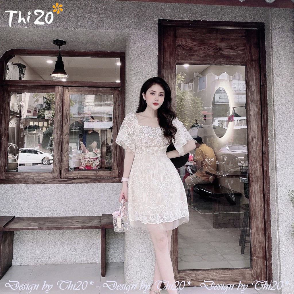 Đầm dự tiệc ren, cánh tiên V3979, thời trang thiết kế Thi20* phù hợp đi làm, đi sự kiện, đi tiệc, đi chơi, đi biển | BigBuy360 - bigbuy360.vn