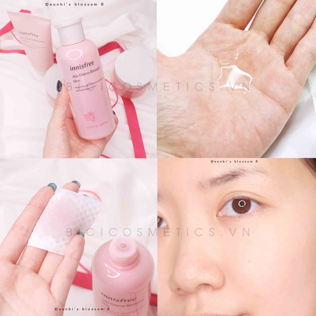 Bộ Kit Dưỡng Trắng 2 Món Innisfree Jeju Cherry Blossom Duo Kit