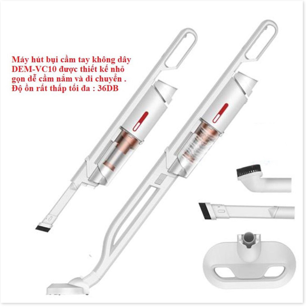 MÁY HÚT BỤI KHÔNG DÂY CÔNG NGHỆ MỚI DEERMA VC10 | BigBuy360 - bigbuy360.vn