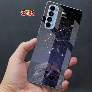 Ốp lưng OPPO RENO4/RENO 4 PRO/RENO 5/RENO 6/6Z mặt kính hoa tiết Bắt mắt