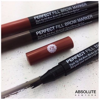 Bút Dạ Kẻ Mày Absolute NewYork Perfect Fill Brow Marker