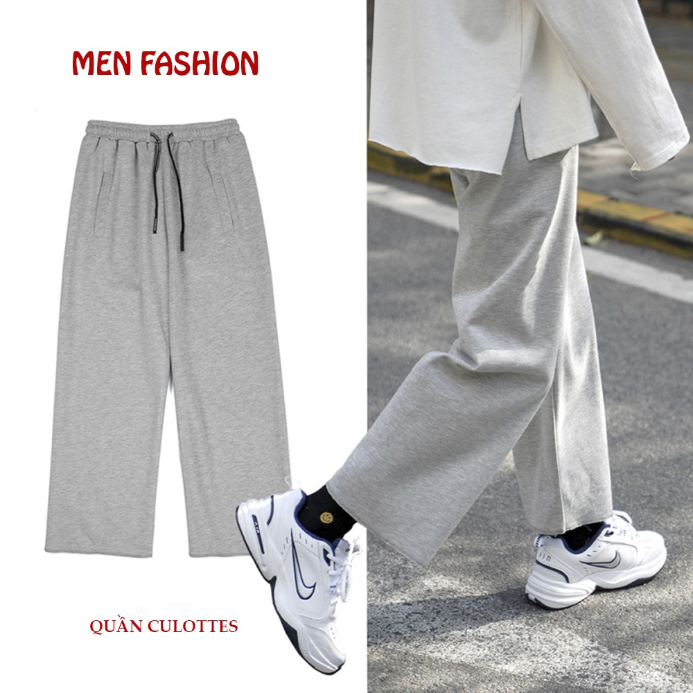 Quần Culottes Nam Ống Rộng Dáng Suông Kiểu Dáng Hàn Quốc Trẻ Trung Thời Trang ZENKODLMEN JOGGER NAM 9000062