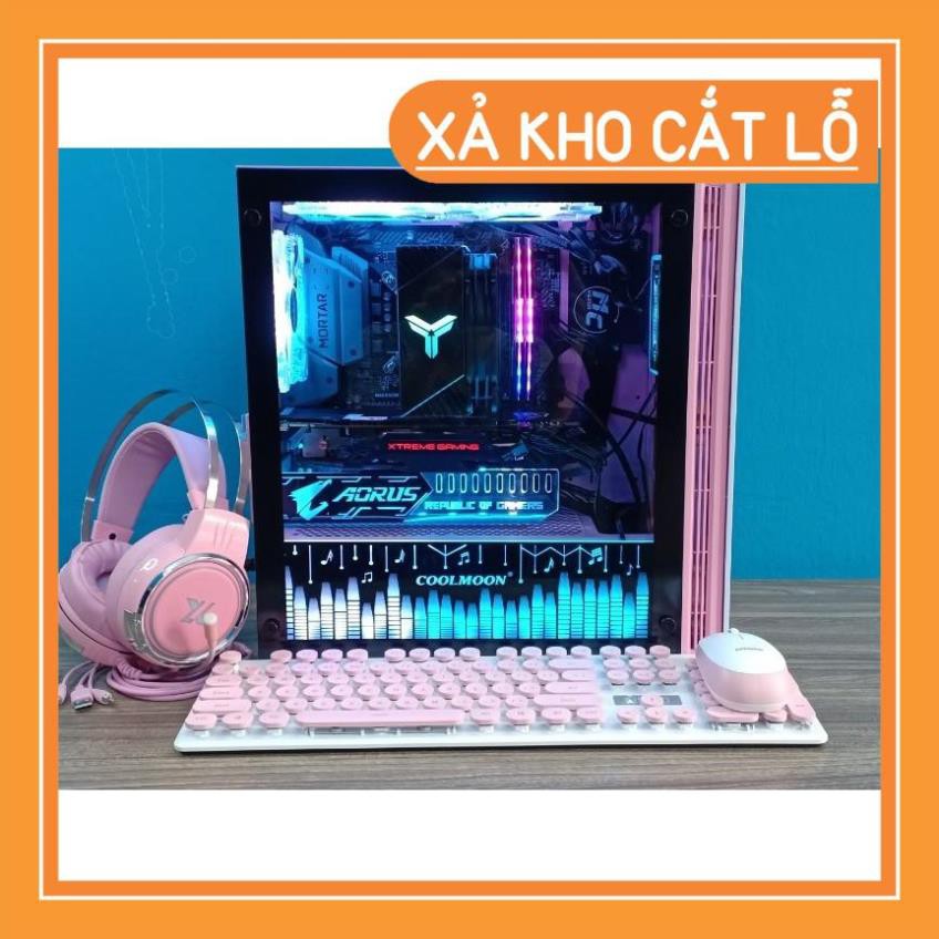 [GIÁ SỐC ] MÁY VI TÍNH PC GAMMING  XIGMATEK đồng bộ màu hồng, cấu hình khủng cho  GAMING - LIVESTEAM I9- 9900 | BigBuy360 - bigbuy360.vn