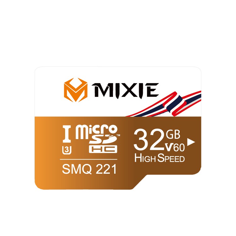 Thẻ nhớ microSDXC Mixie 32GB / 64GB UHS-II U3 4K V60 100MB/s (Vàng) - Hãng phân phối