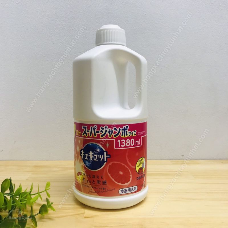 Nước Rửa Chén Kao 1380 ml Nhật Đậm Đặc Mẫu Mới