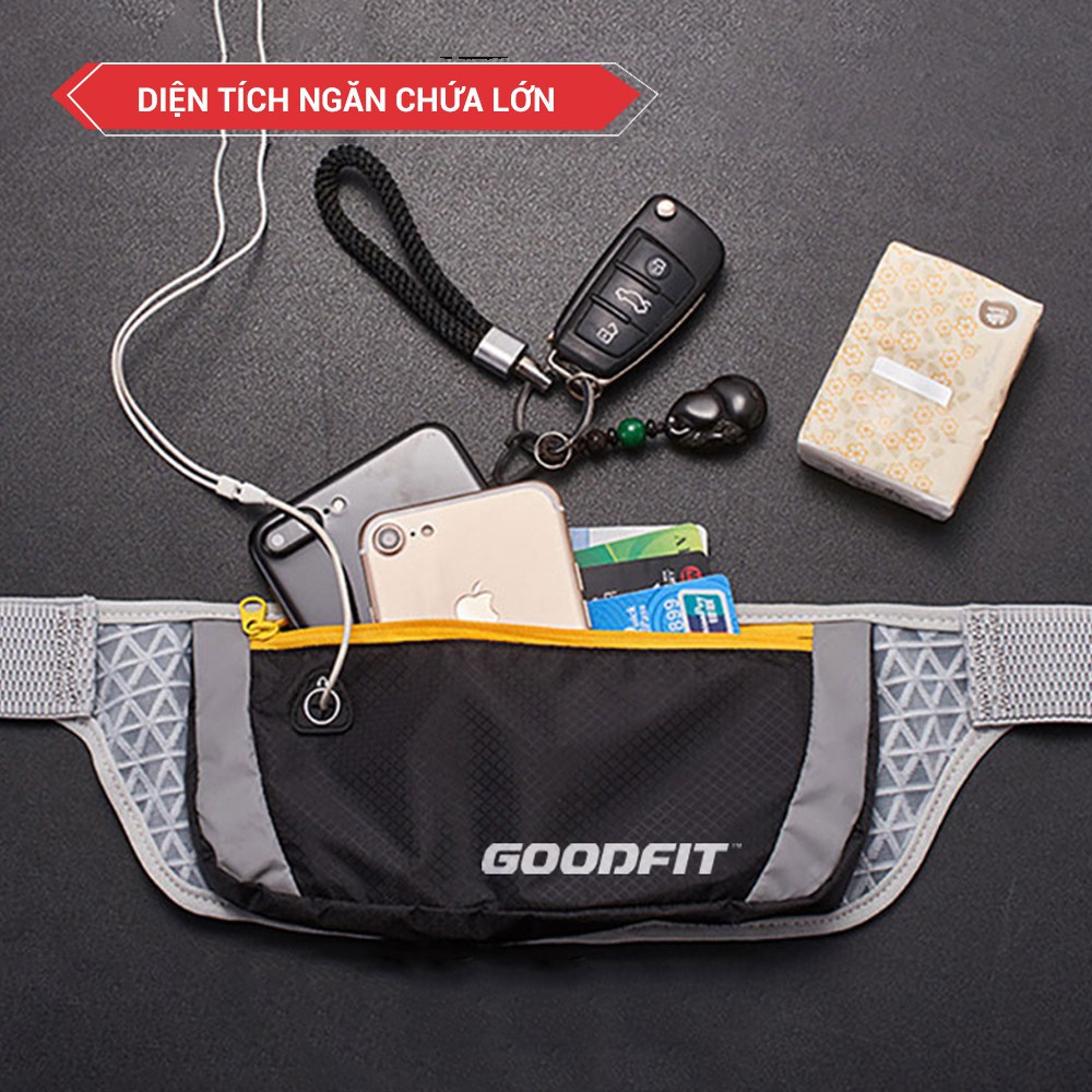 [ Chính Hãng ] -  Túi đeo hông chạy bộ GoodFit GF102RB