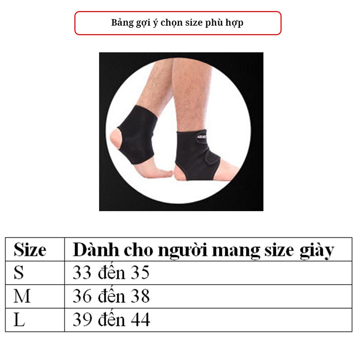 Đai quấn gót chân Aolikes A7626 (1 đôi)