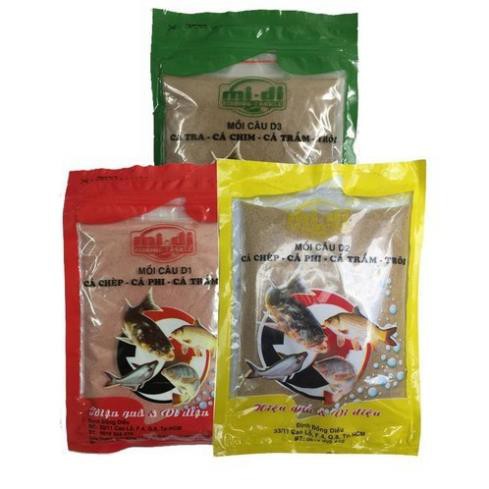 Mồi Cám Câu Cá D1 - D2 - D3 Loại 200gr