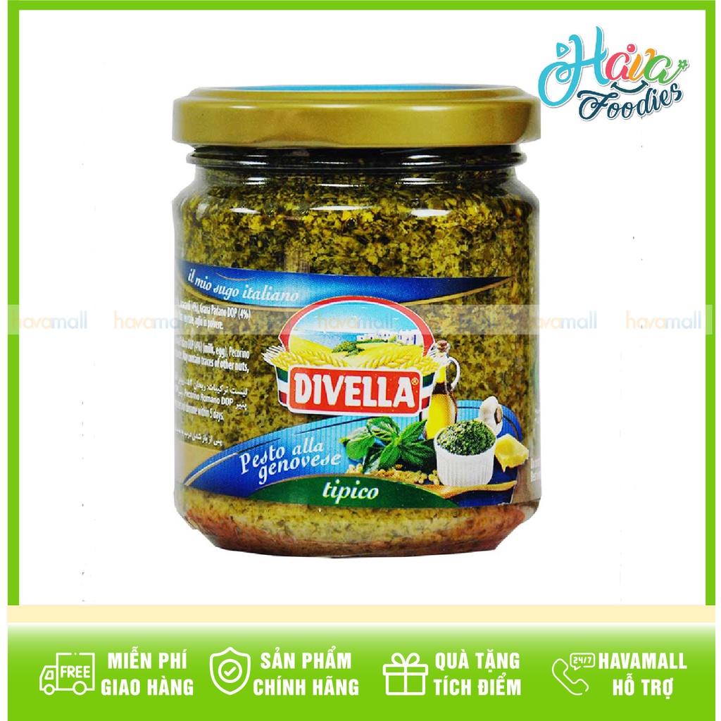[HÀNG CHÍNH HÃNG] Sốt Pesto Divella 190gr