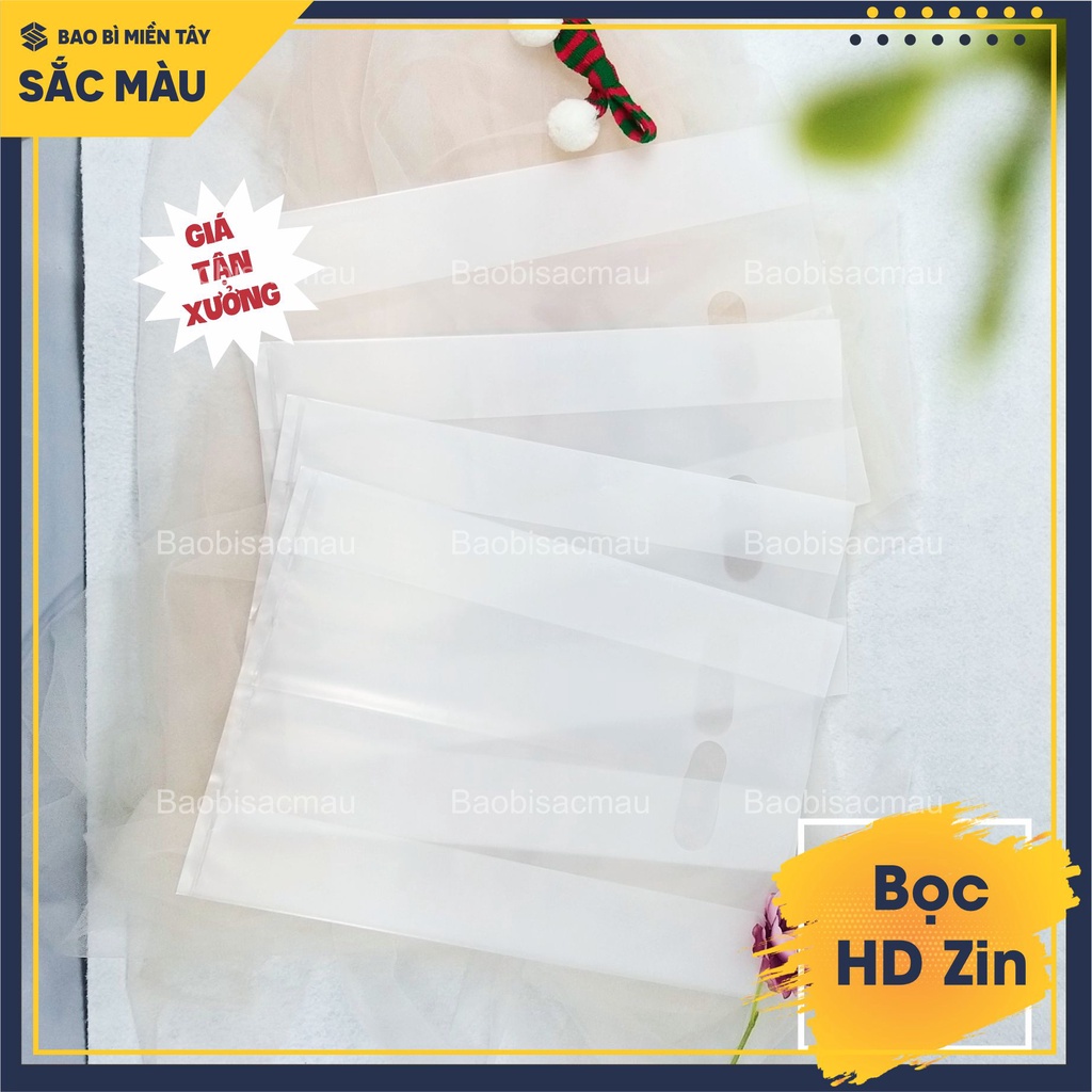 1 KG Túi HD Zin trắng mờ đầy đủ kích thước