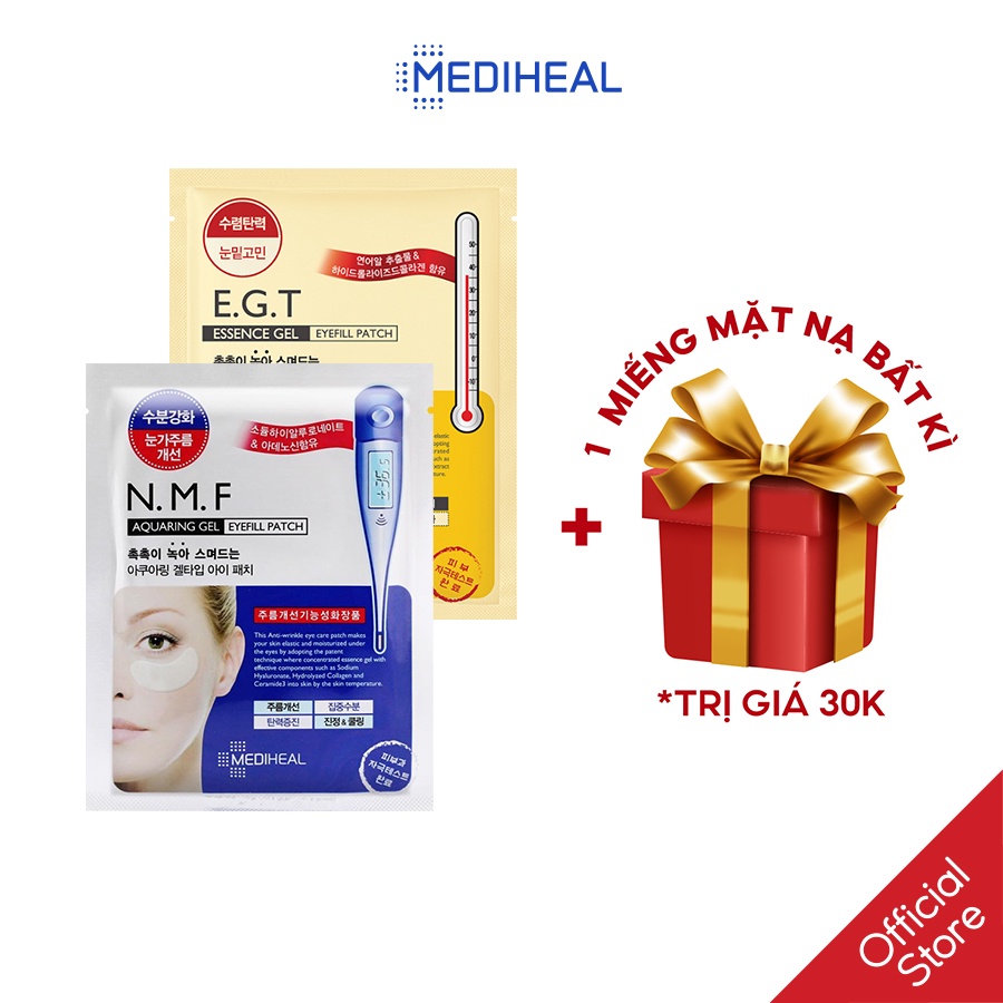 [Mã COSMDH11 giảm 8% đơn 150k] Mặt Nạ Cấp Ẩm Cho Mắt Mediheal N.M.F Aquaring Gel Eye Fill Patch Hộp 5 Túi [K32] | BigBuy360 - bigbuy360.vn