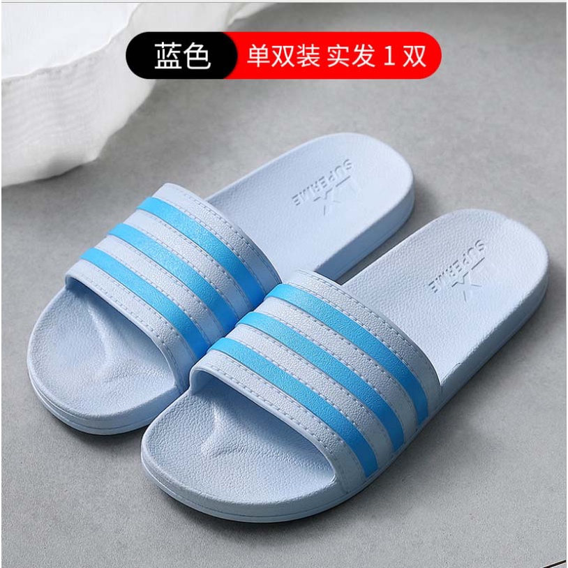 Dép đi trong nhà, mang trong văn phòng, nhà tắm, Dép quai ngang 3 sọc, nhựa siêu bền chống trơn trượt ShopDep DNL26