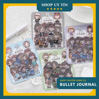 Set sticker winzige hình dán sticker cô gái dễ thương TOGU sticker trang trí sổ bullet journal cute dễ thương