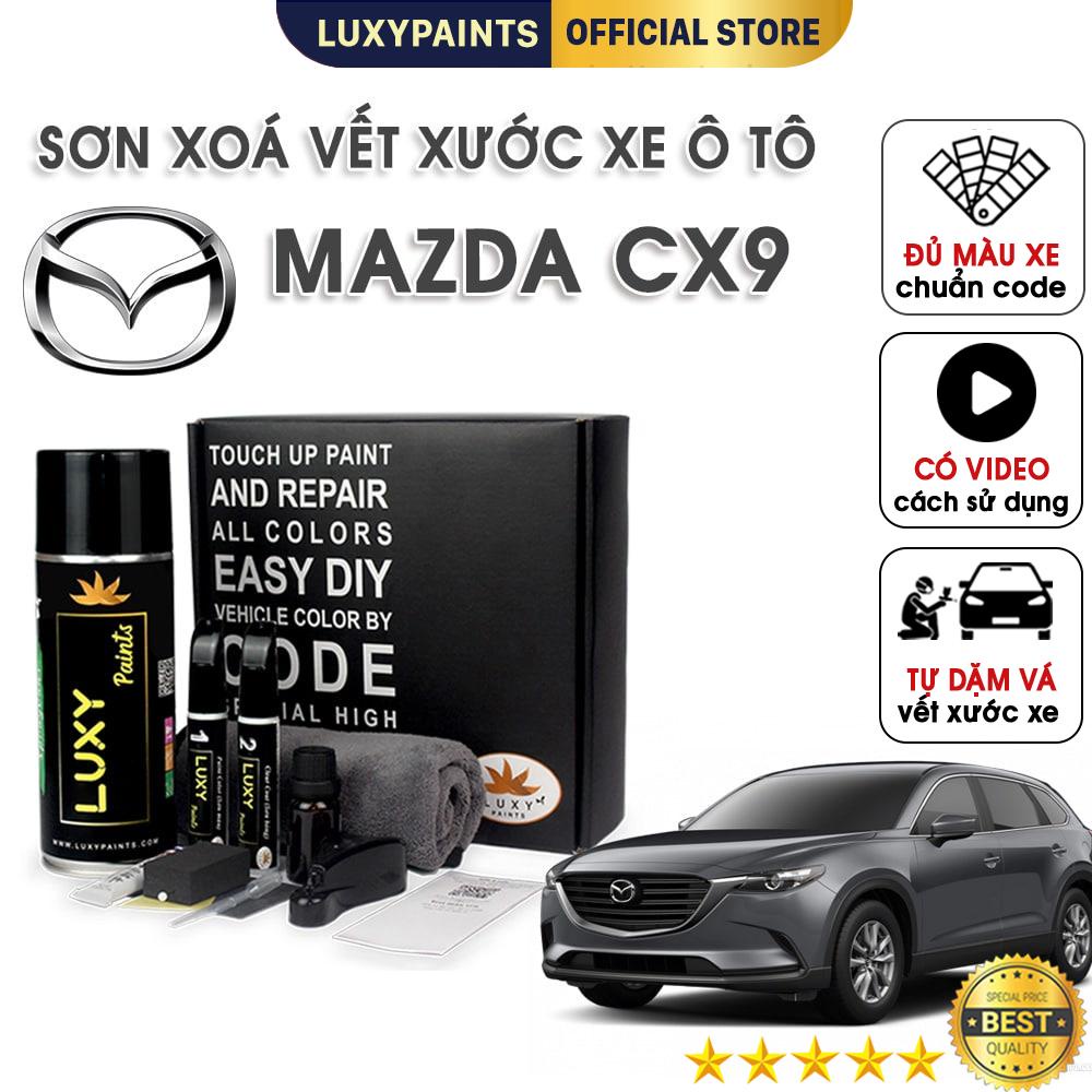 Sơn xóa vết xước xe ô tô Mazda CX9 LUXYPAINTS, màu chuẩn theo Code dễ sử dụng độ bền cao - LP01MAC9