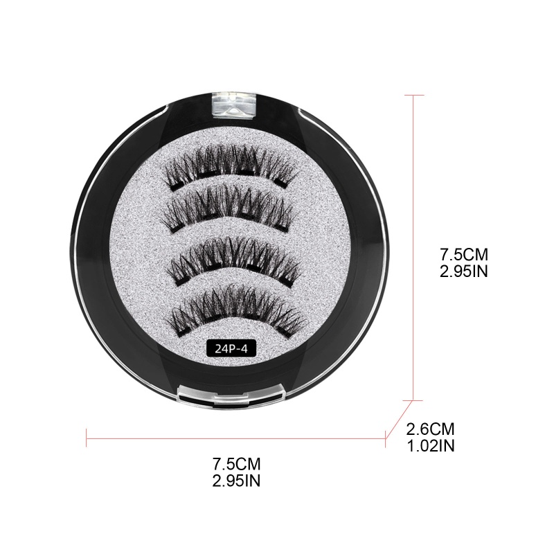 Lông Mi Giả Từ Tính Kèm Bút Kẻ Mắt Dạng Lỏng Trang Điểm Tự Nhiên YOUYO