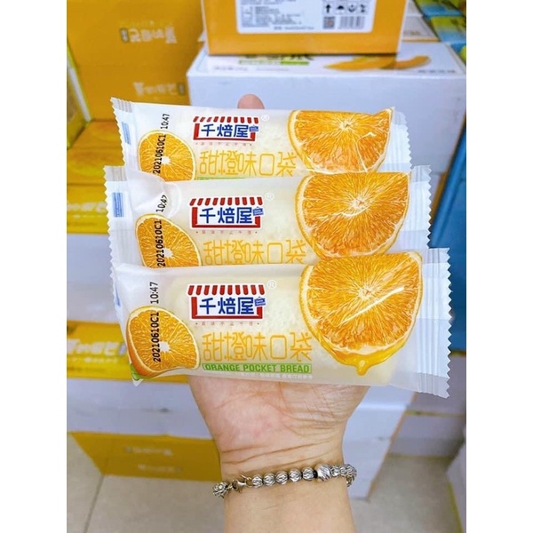Sg sẵn bánh sandwich sữa chua vị cam