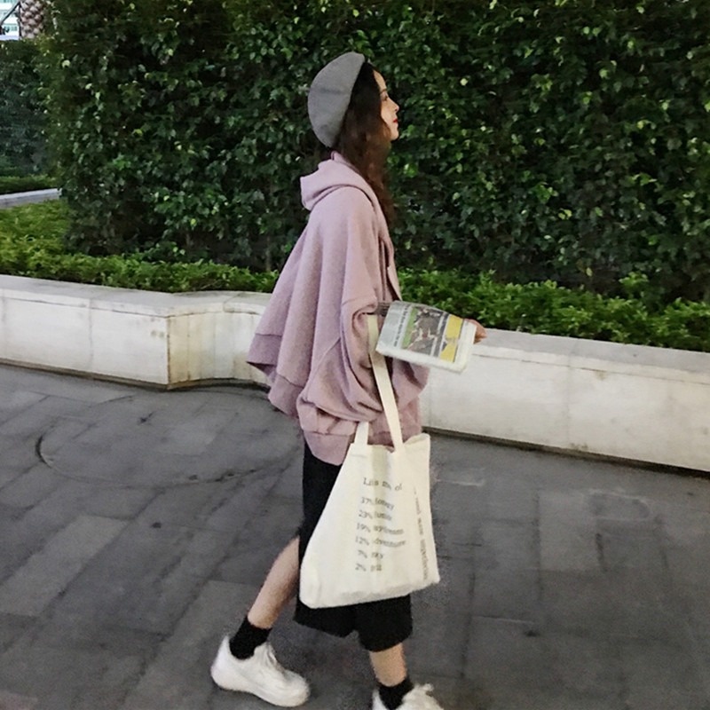 Áo Khoác Sweater Có Mũ Trùm Dáng Ngắn Kiểu Hàn Quốc Thời Trang Mùa Thu Cho Nữ