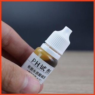 Combo 5 lọ dung dịch thử độ ph kèm bảng màu, test ph nước