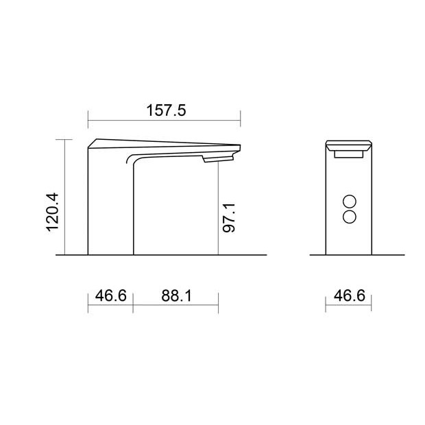 Vòi lavabo cảm ứng Automatic Faucet ZT-AF2802-Polished