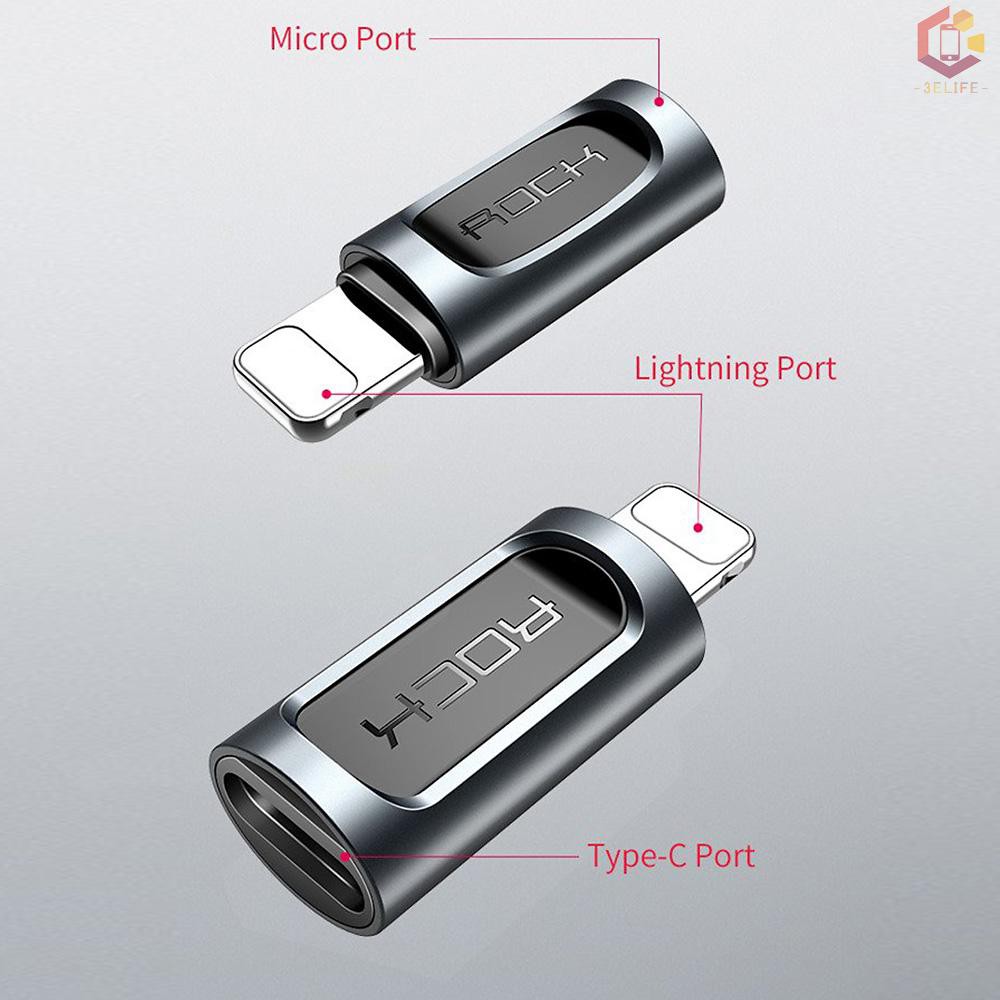 Đầu chuyển đổi cổng Type C sang cổng Lightning dành cho iPhone iPad