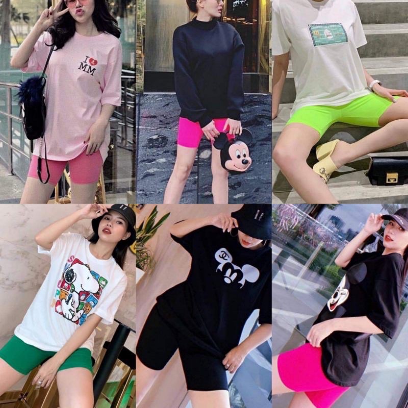 Quần legging thái (biker ) thun siêu co giãn đủ màu | BigBuy360 - bigbuy360.vn